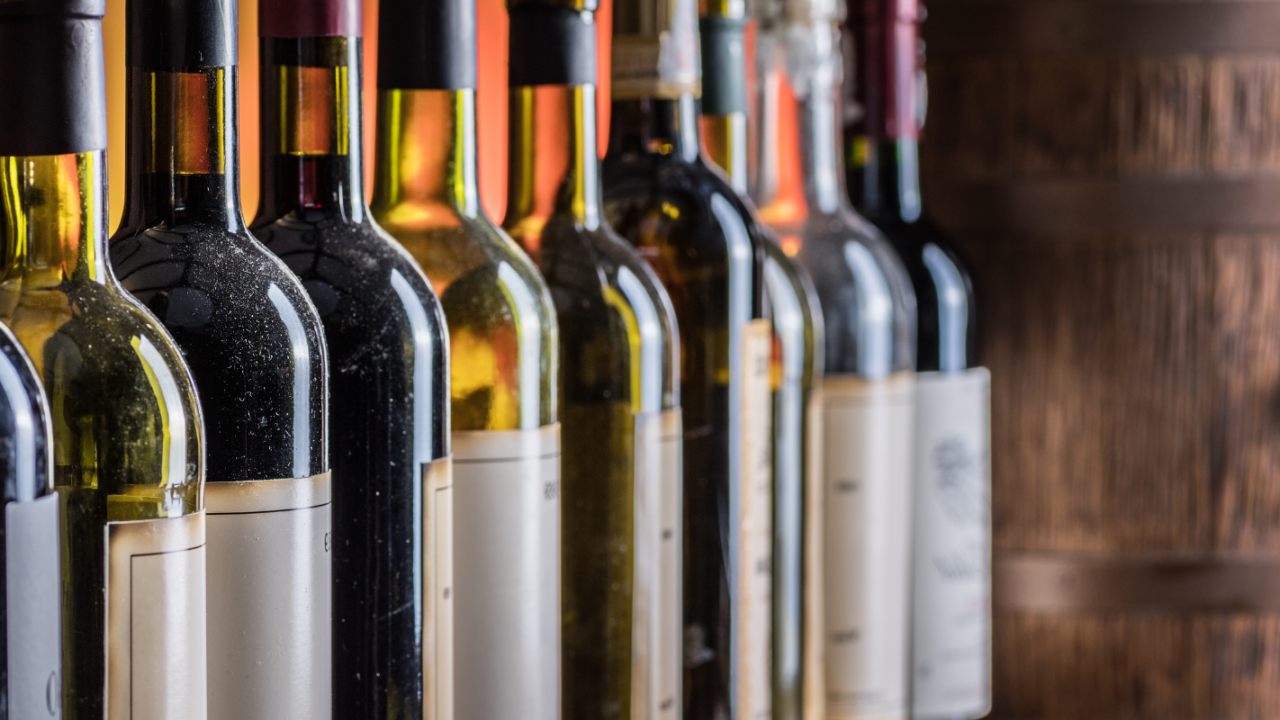 Why is wine stored in glass?